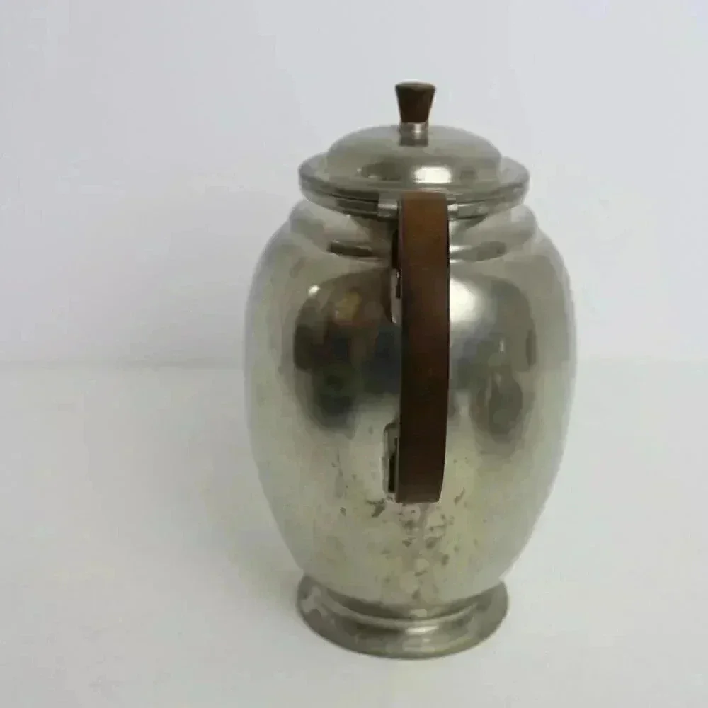 Vintage Tinn Norge Norway Norwegian Pewter Teapot